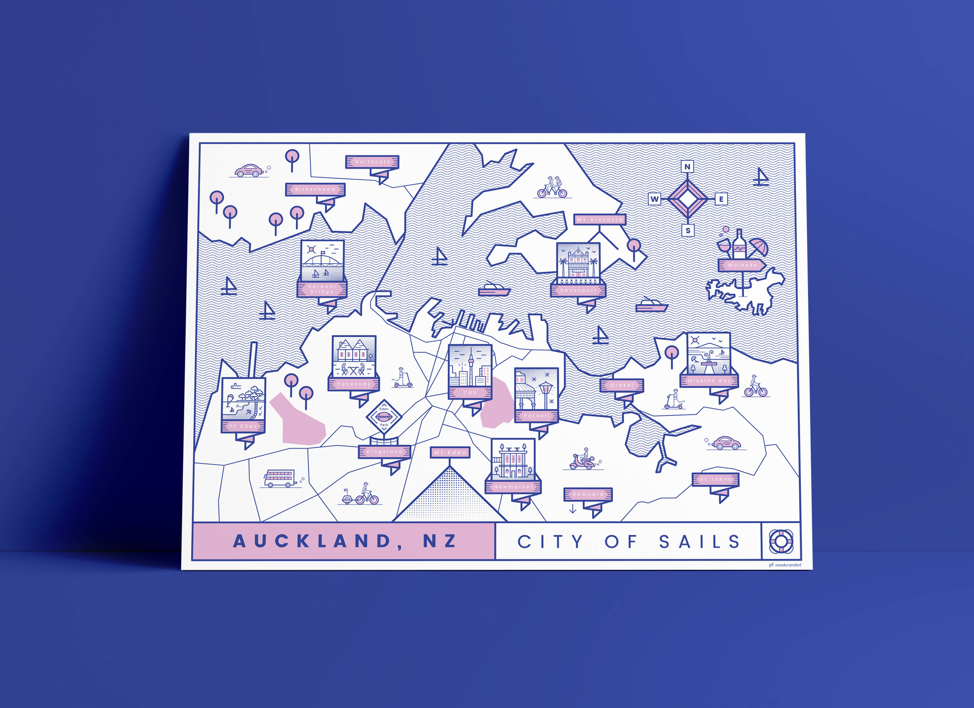 Poster the city of sails by noedurand